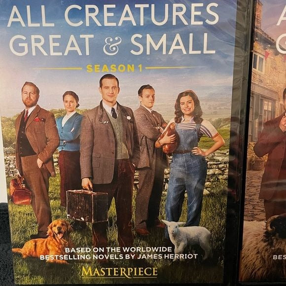 All Creatures Great & Small Season 1 & 2 Brand New DVDs BBC Masterpiece
