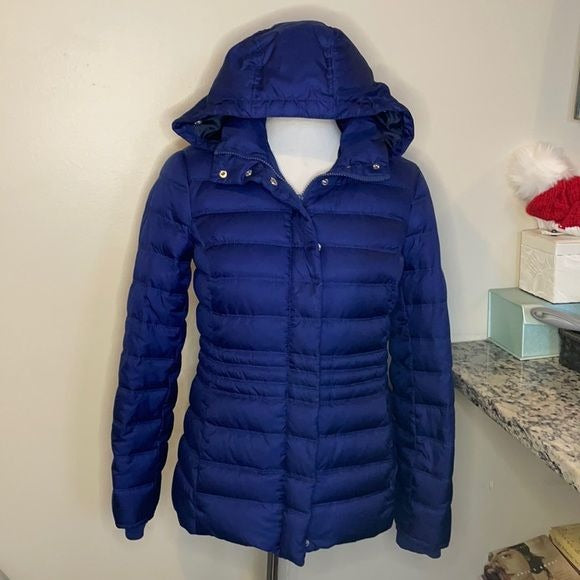 TOMMY HILFIGER DOWN & FEATHER PUFFER COAT WITH HOOD