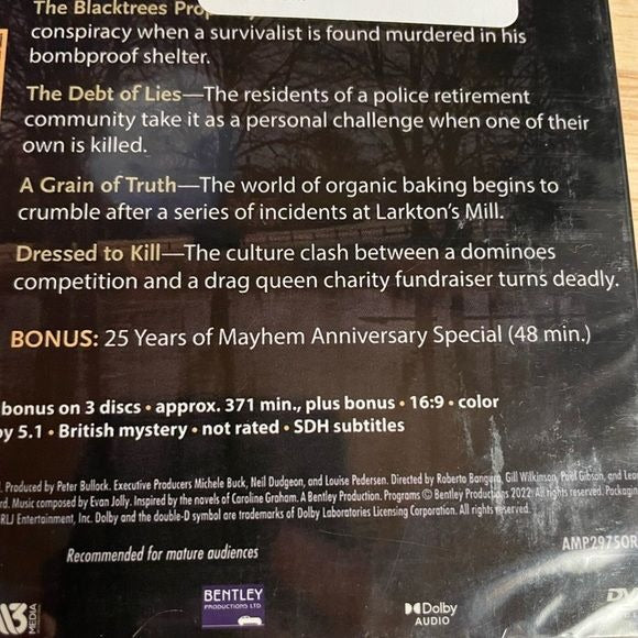 Midsomer Murders Brand New Series 23 DVD Which Includes 4 Bonus Mysteries