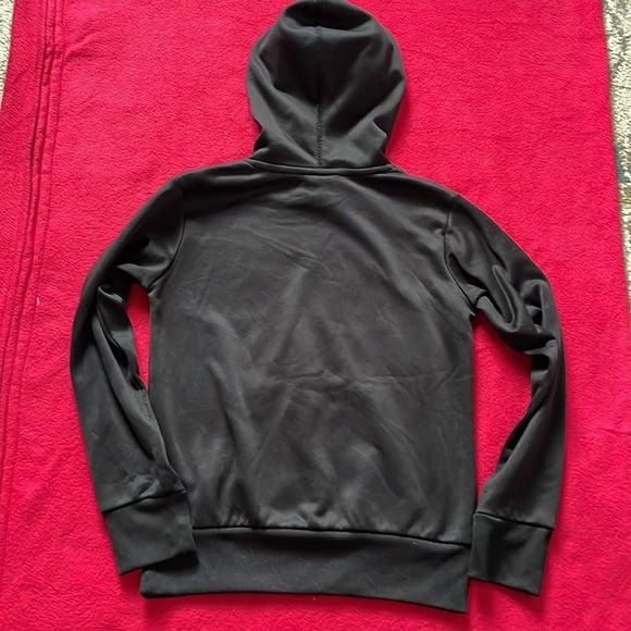 Nike Black Pullover Hoodie (Kid’s 8-10) With Multiple Designs on the Front