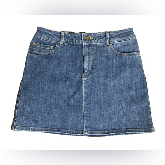 DL1961 Mini Parker Swagger Smart Denim Skirt Made w/American Cotton (Medium)