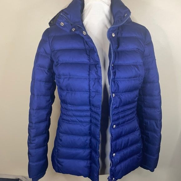 TOMMY HILFIGER DOWN & FEATHER PUFFER COAT WITH HOOD