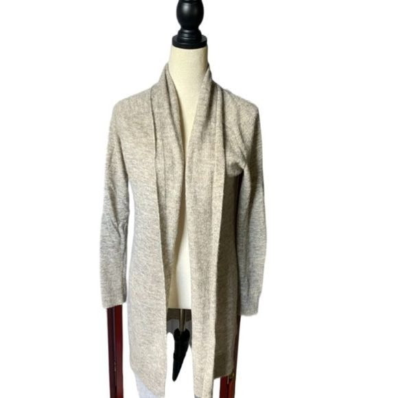 Anthropologie Theory Alpaca/Wool Blend Lightweight and Long Open Cardigan (S)